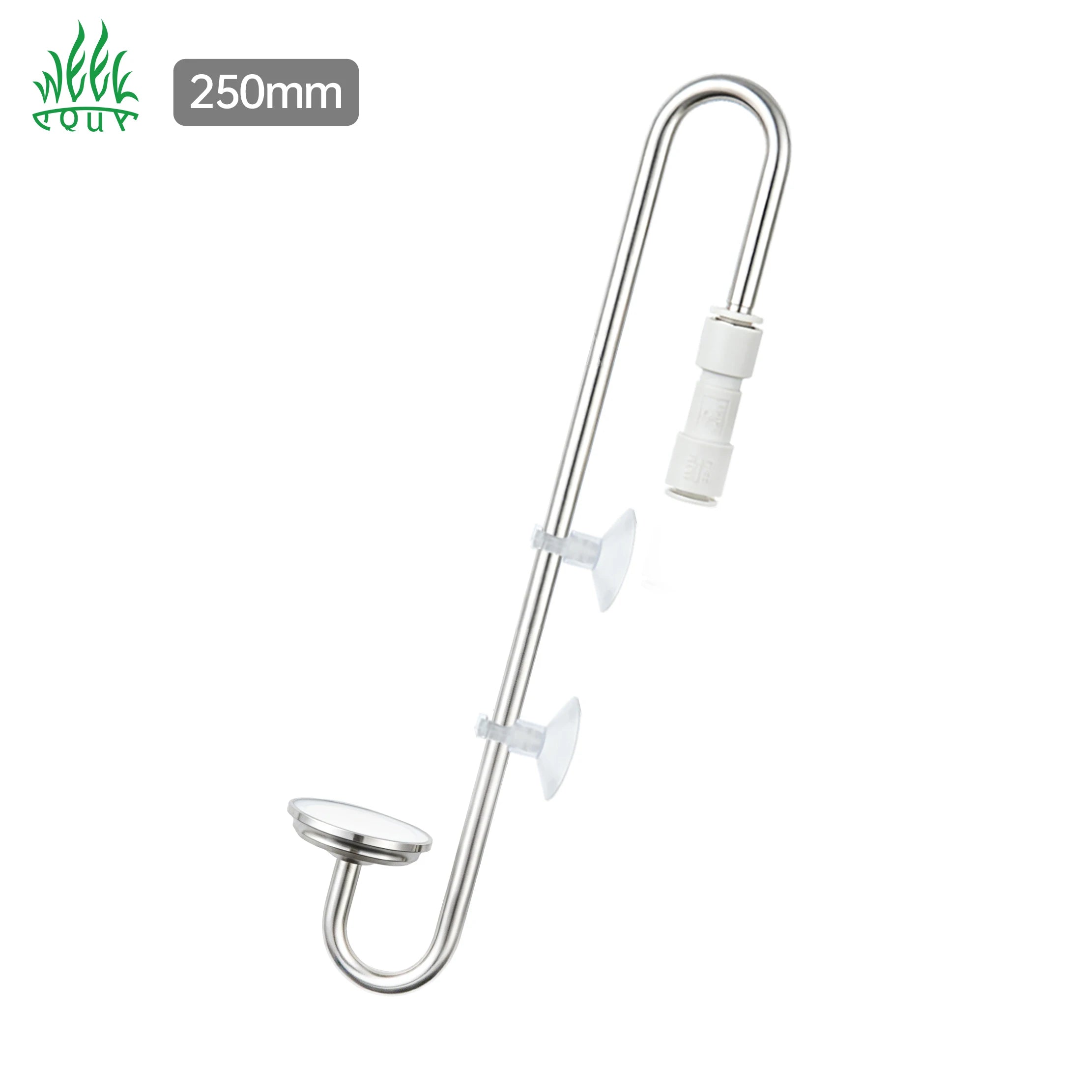 Chinese Factory Co2 Atomization Bubble Check Valve 250mm 304 Stainless Steel Diffuser for Small Aquatic Plant Fish Tank
