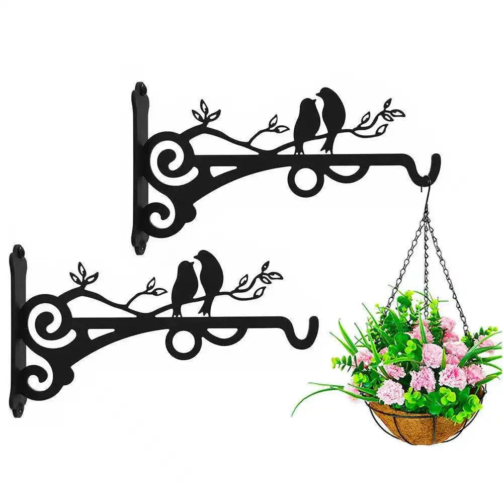 Hanging Plants Bracket  Planter Hooks Hanger Flower Pot Bird Feeder Wind Chimes Lanterns Patio Lawn Garden for Outdoor