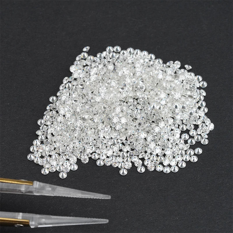 Starsgem 1.8mm-3.2mm Round Melee Size Hpht Diamond DEF VS Diamond White Loose Diamond Stone