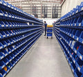 Warehouse Storage Industrial Heavy Duty Plastic Stackable Rack Boxes and Material Flow Boxes Picking Box Parts Storage Bin