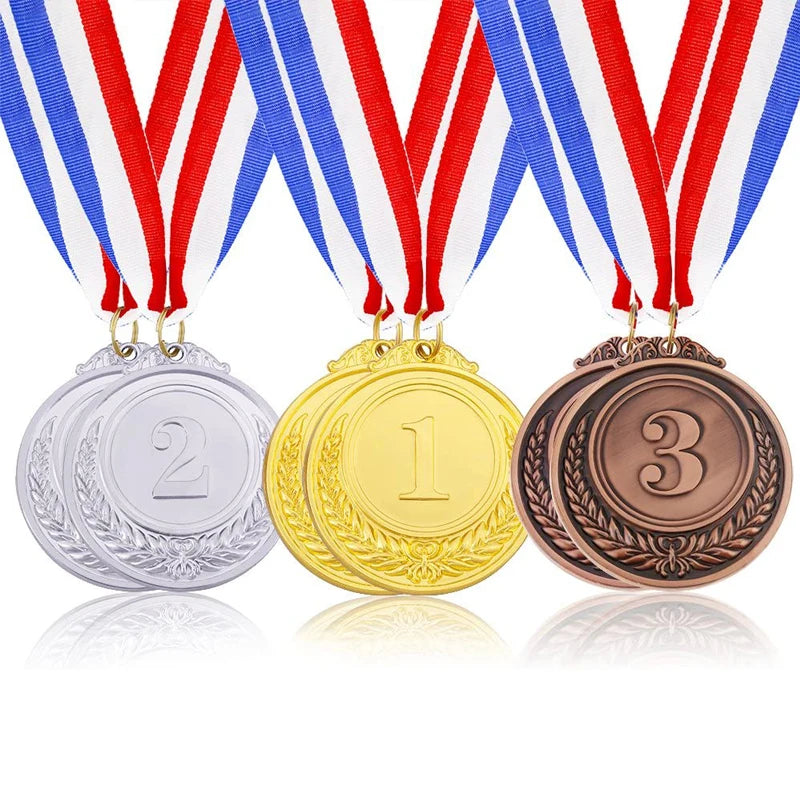 Wholesale Metal Blank Medal Gold Silver Bronze 2.55 Inch 1st 2nd 3rd Metal Competition Medal