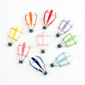Resin Hot Air Balloon Flat Back Resin Charms Cabochon for Slime Filler Kid DIY Mobile Phone Hairclip Keychain Decoration Craft