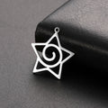 Stainless Steel Hollow Out Star Charm Gold Plated Star Pendant Accessories Charm Jewelry for Necklace Bracelet