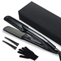 Factory Direct Custom Logo 230 Degrees LCD Display Hair Straightener with Ceramic Coating Titanium Plate Hair Straightener