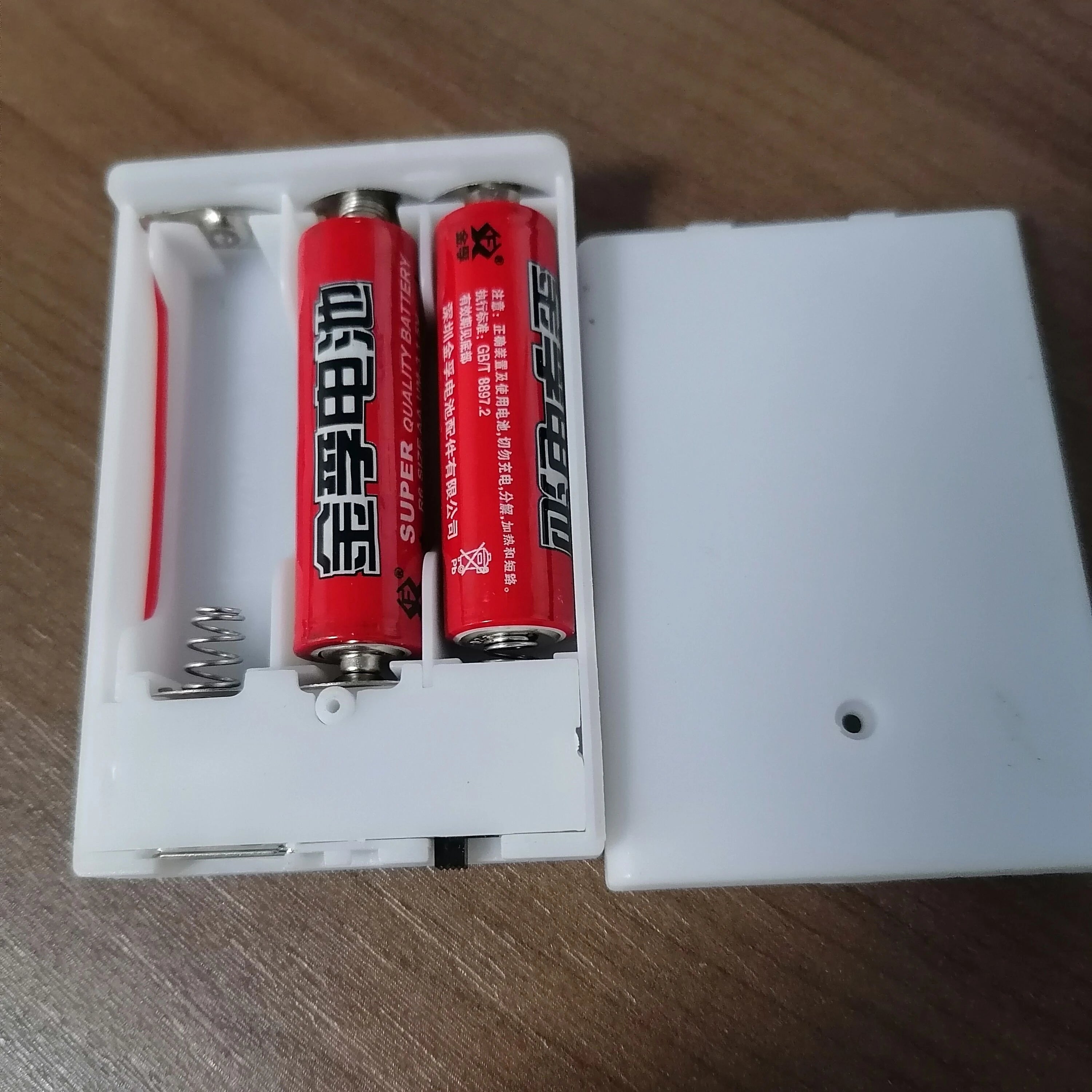 3xAA Battery Storage Box Case with Plastic Cover ON/Off Switch and USB Female Socket Battery Holder for Led Strip Night Lamp