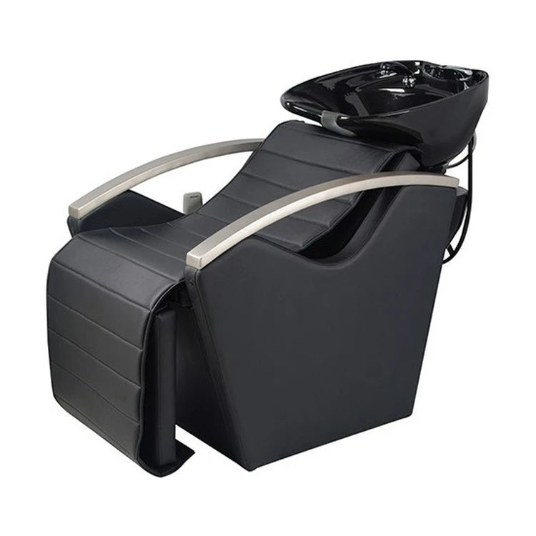 Masasge Bed Back Leather Customized Color Electric Shampoo Chair with Bowls