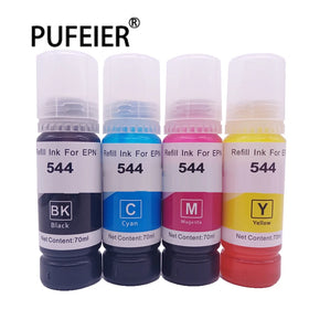 70ML 544 504 Bottle Refill Dye Ink Compatible for Epson L4150 L4160 L6161 L6171 L6191 L3110 L3150 Inkjet Printer Dye Based Ink
