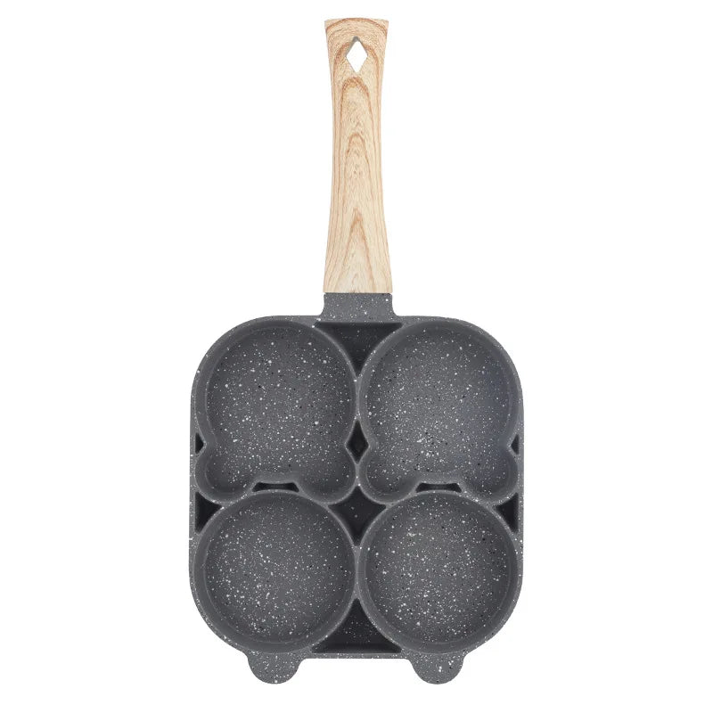Top Seller Fried Pan Mold Four-hole Fried Magic Device Non-stick Pancake Pan Pancake Maker Home Breakfast Frying Pan