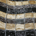 Elegant 100% Polyester Tulle Lace Fabric with Sequin and Beads Embroidery Eco-Friendly & Sustainable Luxury Fabric for Dresses