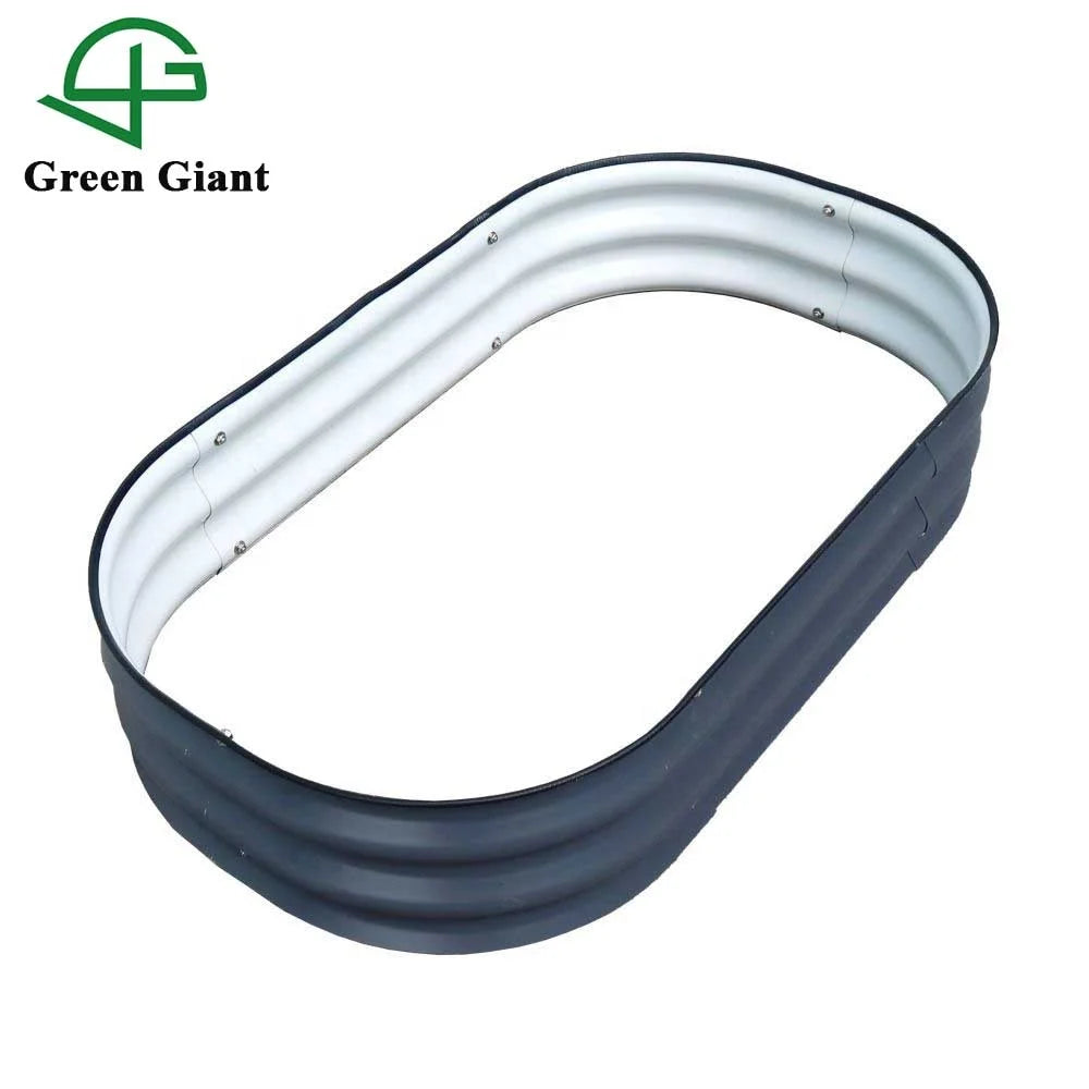 Huizhou Green Giant 8'' Tall 2N1-8 Metal Modular Corrugated Raised Garden Bed