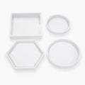 C-0081 Cup Pads coaster Silicone Mold for Resin Epoxy Casting Molds DYI Hexagon  Craft Making