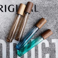 Wholesale Round Refillable Clear Mini 10ml Spray Glass Pocket Perfume Bottle with Screen Printed Pump Sprayer