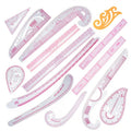 14Pcs Set Plastic Sewing Square Curve Rightangle Ruler Tailor Drawing Craft Tool DIY Supply Tool Choose French Curve Ruler
