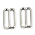Widemouth Round Metal Triglides Webbing Slides for Leather Craft Strap Ribbons (1.5" 38mm)