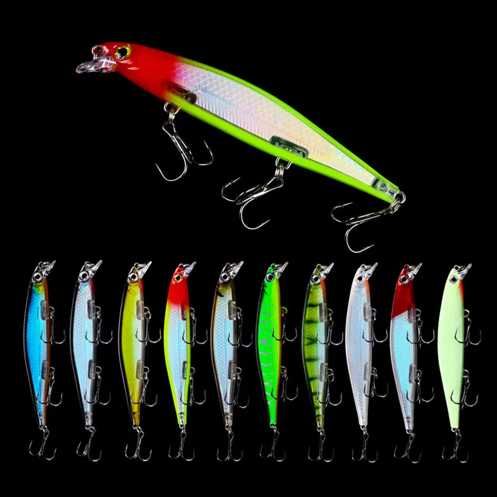 11cm 13g Hard Minnow Lure Hard Minnow Bait Lures Suspending Pesca Fishing Bait MegaBDM