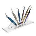 Wholesale Eyelash Extensions Tweezers Display Stand Acrylic Transparent Tweezers Storage Rack Tweezers Storage Tools