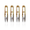 Wholesale Golden Mini Handheld Craft Sewing Cutting Scissors Trimming Nipper Thread Snips for Stitch Craft & DIY