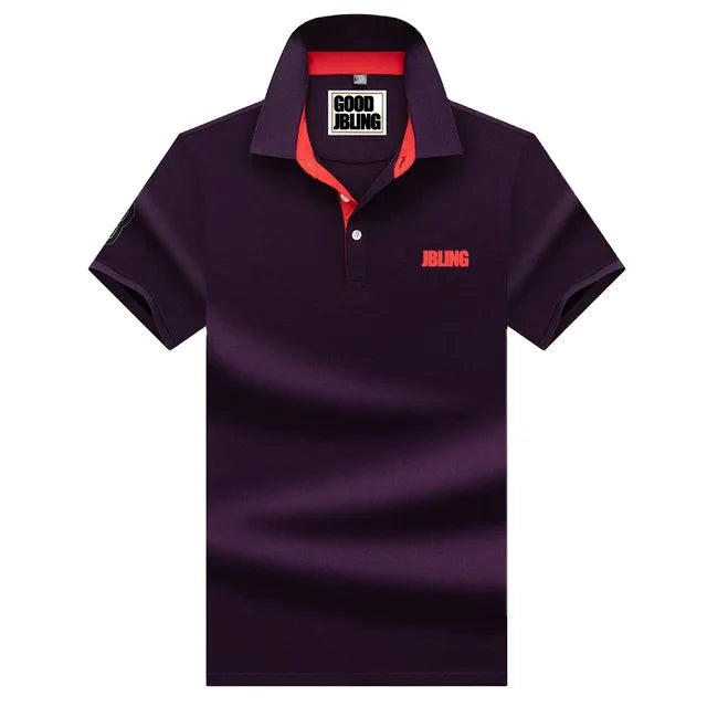 Custom Quick Drying Men and Women's Solid Color Short Sleeve Golf Polo Shirt From China Gold White Collar Garments Factory