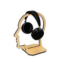 Music Lover Gifts Laser Cut Wood Headphone Holder Headset Stand for Christmas /Fathers Day Gifts