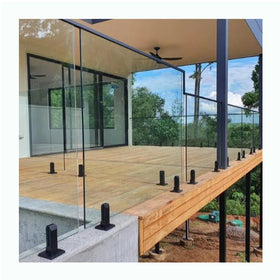 Reilbu Wholesale Price New Design Stainless Steel Frameless Glass Railing Spigots Balustrades