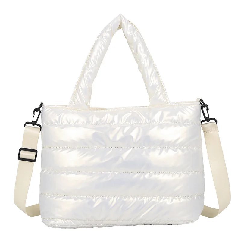Designer New Arrival Hot Sale  Women Winter Autumn Puffer Handbags Tote Bag Shoulder Purse and Handbag