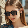 New Fashion Men Square Design Oversized Sun Glasses Ladies Luxury Eyewear Polarized Sunglasses Women Luxury Brand
