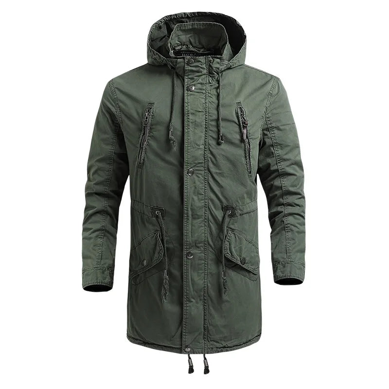 Factory Direct In-Stock Items Hooded Plus Velvet Padded Men's Cotton Jacket
