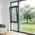 Thickened Profile Stable Structure Thermal Break Aluminum Casement Awning Glass Window for Engineering Project Building