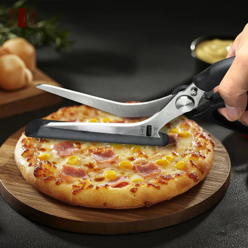 Stainless Steel Pizza Cutting and Baking Tool Pizza Cutting and Dismantling Multifunctional Pizza Scissors for Home Use