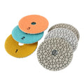 100mm 3 Step Stone Diamond Polishing Pads for Marble Granite Quartz