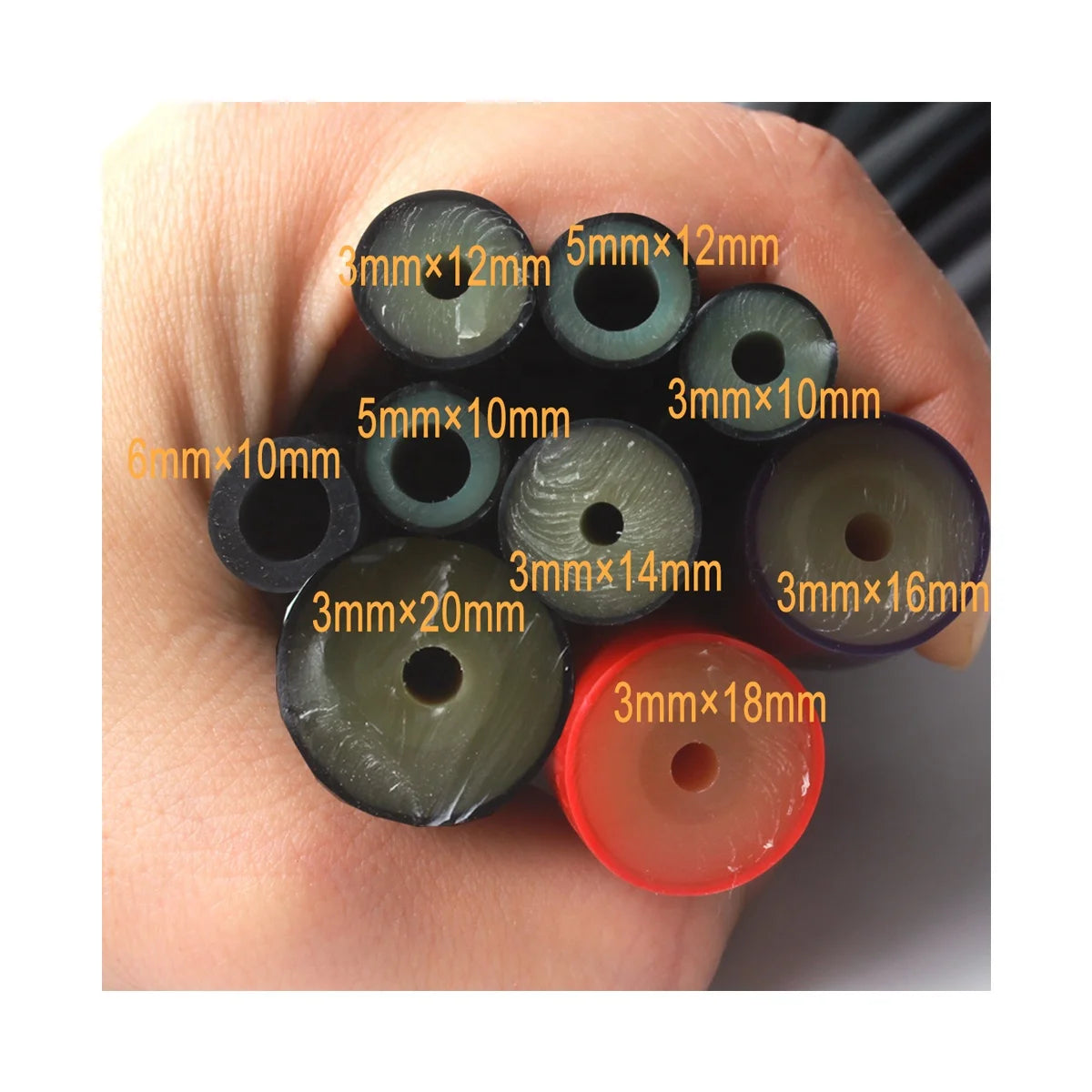 All Size Inter Dia 3mm Cushioning Rubber Tubber for Spearfishing
