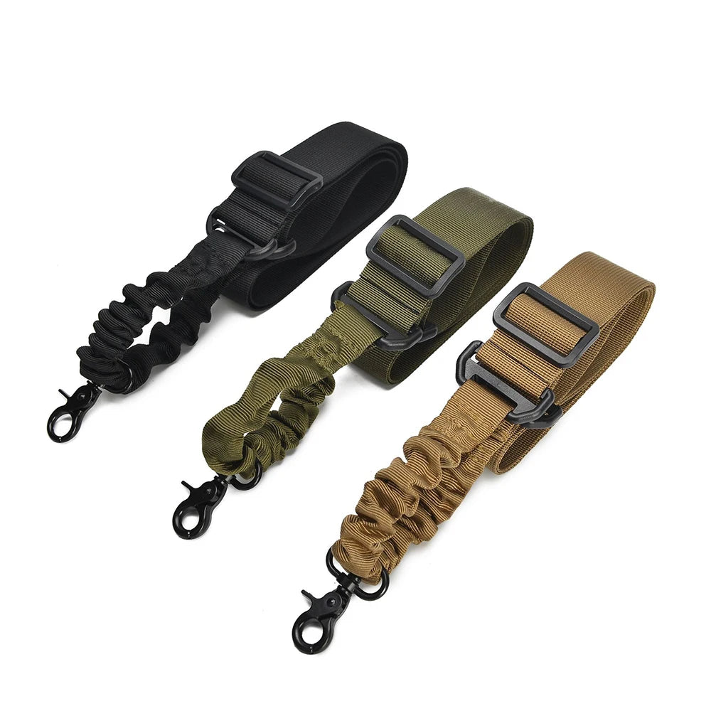 Nylon Tactics Sling Quick-Release Single Point Lanyard Multifunctional Woven Safety Strap Clamp for Buckle Outdoor CS Key Chain