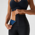 Hot Sweat Sauna Slimming Leggings Sweat Waist Trainer Trimmer Leggings Adjustable Hooks High Waist Yoga Pants