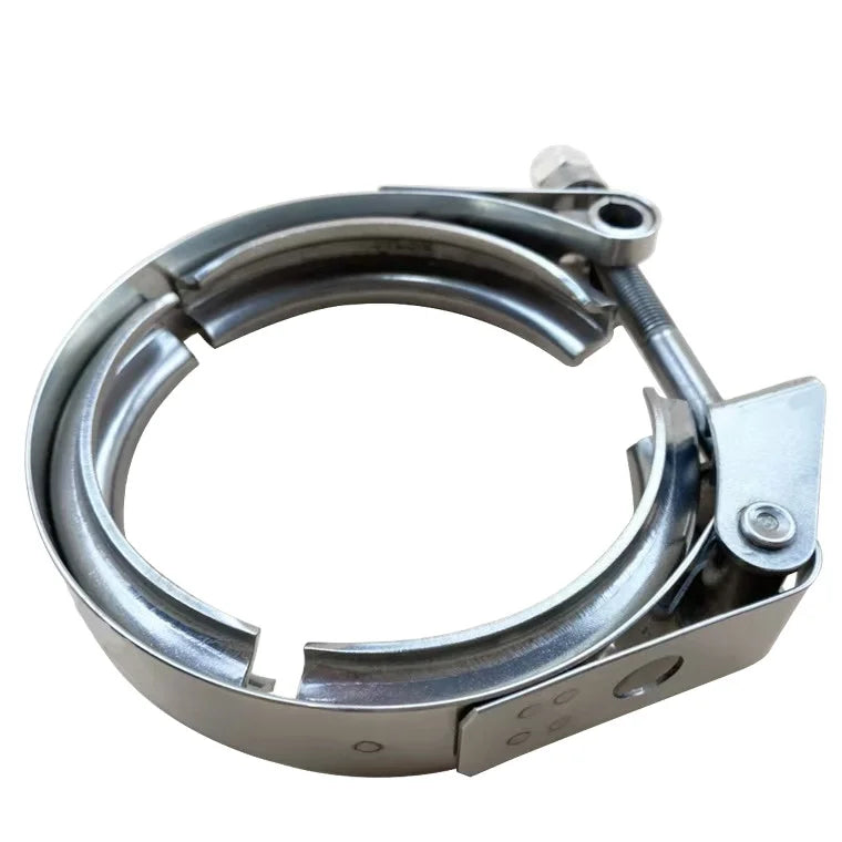JTLD 2.25 Inch 57mm Stainless Steel Quick Release  V Band Clamp with Male Female Flange