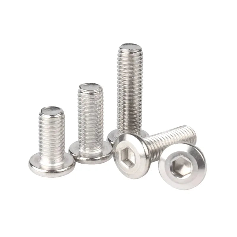 Alloy Steel Metric Polished Flat Low Profile Socket Head Screw