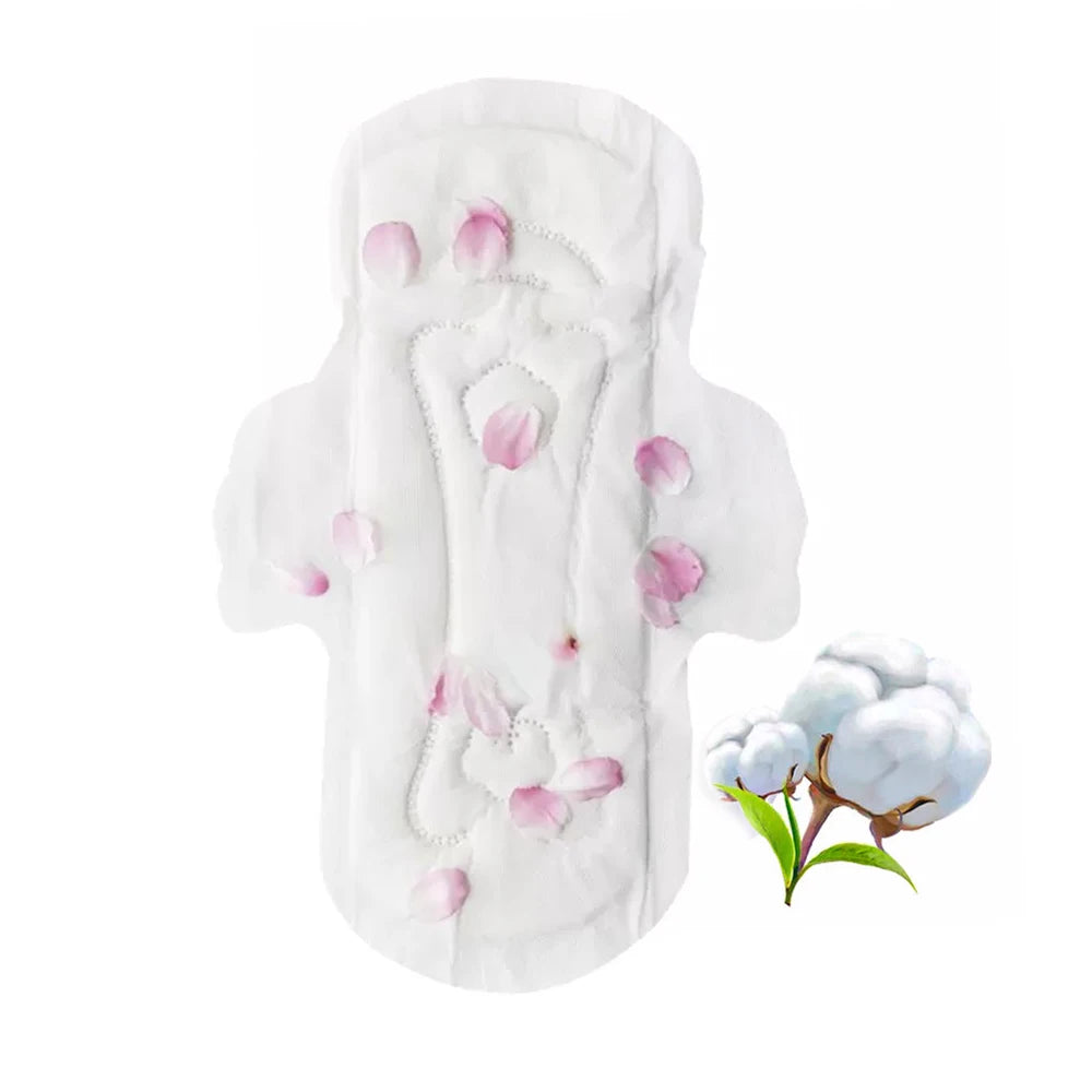 Ultra-Thin Good Cotton Sanitary Napkin Breathable and Absorbent Organic Panty Liner for Sensitive Skin Disposable