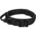 Factory Wholesale Heavy Duty Metal Buckle Tactical Dog Collar Adjustable Nylon Dog Collar for Medium and Large Dog Training