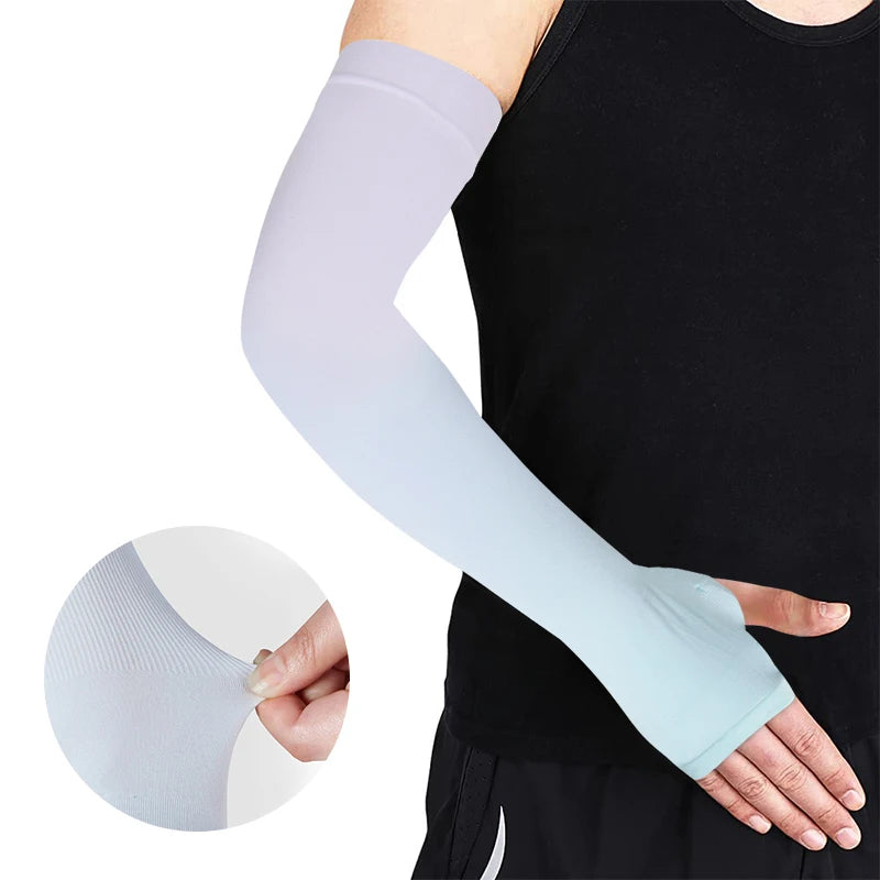 Unisex Adult Sport Compression Arm Sleeves Cooling & Cool Features for Fishing Cycling & Sun Protection Mangas Deportivas Girls