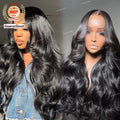 150% Density 13x4 Transparent Body Wave Lace Front Wig Human Hair Brazilian 30 40 Inch 13x6  HD Lace Frontal Wigs for Women