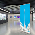 Factory Wholesale Modern Portable Aluminum 85 X 200cm Retractable Pop-up Banner Stand Durable Tool-Free Assembly Exhibition