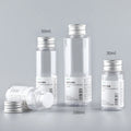 Customizable 30ml PETG Plastic Aluminum Cap Clear Bottle with Pump Sprayer Straight Shoulder Containers for Traveling