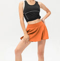 Custom Pleated Back Pocket Tennis Skirts for Women Golf & Workout Pickleball Inner Shorts Pant Mini Skorts Adult Athletic Wear