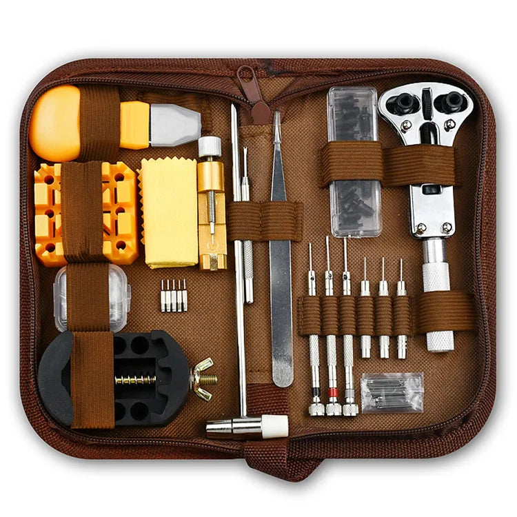 New DIY Watch Repair Kit 168 in 1 Disassembly & Battery Replacement Tool Set OEM/ODM High Quality