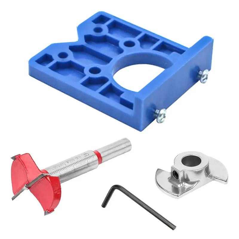 Industrial 35mm Door Hinge Position Saw Drill Locator ABS Material Customizable OEM Support for Woodworking for DIY Projects