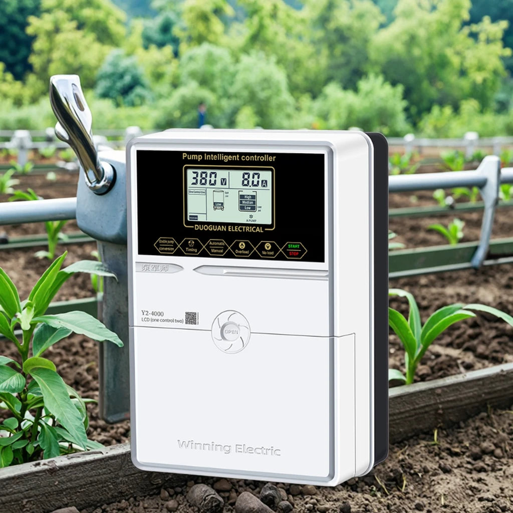 Intelligent ElectricPump Control Box with LCD Display Multiple Protections for Water Level Management