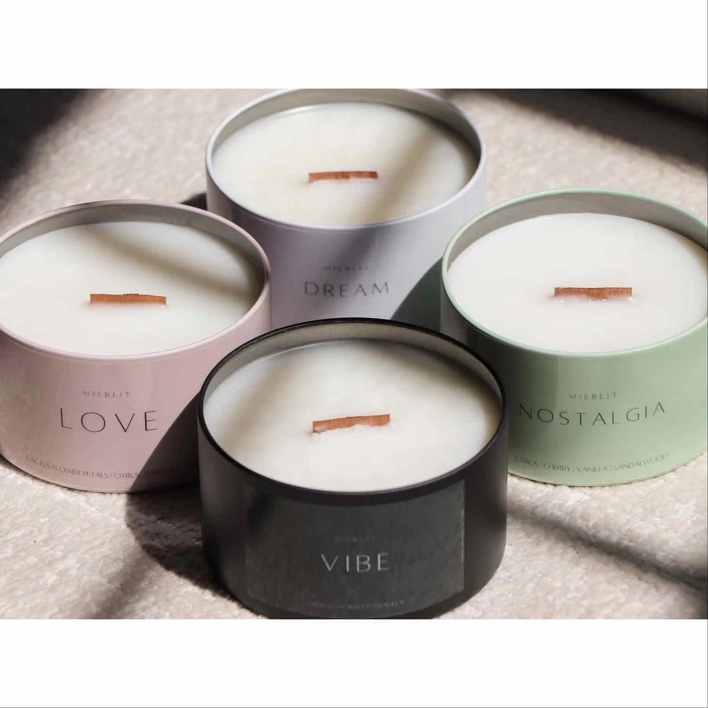 8oz Empty Black Gold Small Metal Tin Can Scented Container for Household Products for Candles