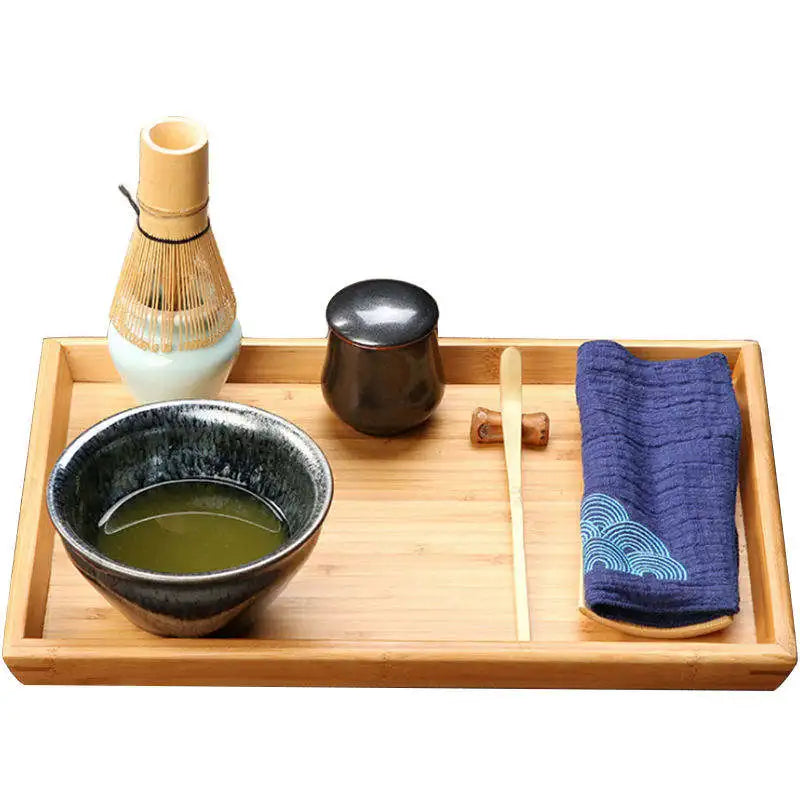 Custom Color 600ml Glass Oil Drip Pot Rabbit Hair Pot Japanese-Style Tea Ceremony Standing Gift Set for Matcha Ordering Tea