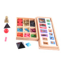 Wooden Montessori Tray Grammar Symbols with Box Montessori Material Wooden Learning Toys montessori toys