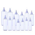 Professional Transparent Squeeze Dropper Bottle 100ml 150ml 200ml Essence Hair Oil Bottle With Pointed Mouth Cap Twist Cap
