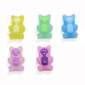 17MM Super Tiny Gummy Bear Resin Flatback Cabochons Kawaii Sweet Candy Gummy Bear With for Nail Art Scrapbooking DIY